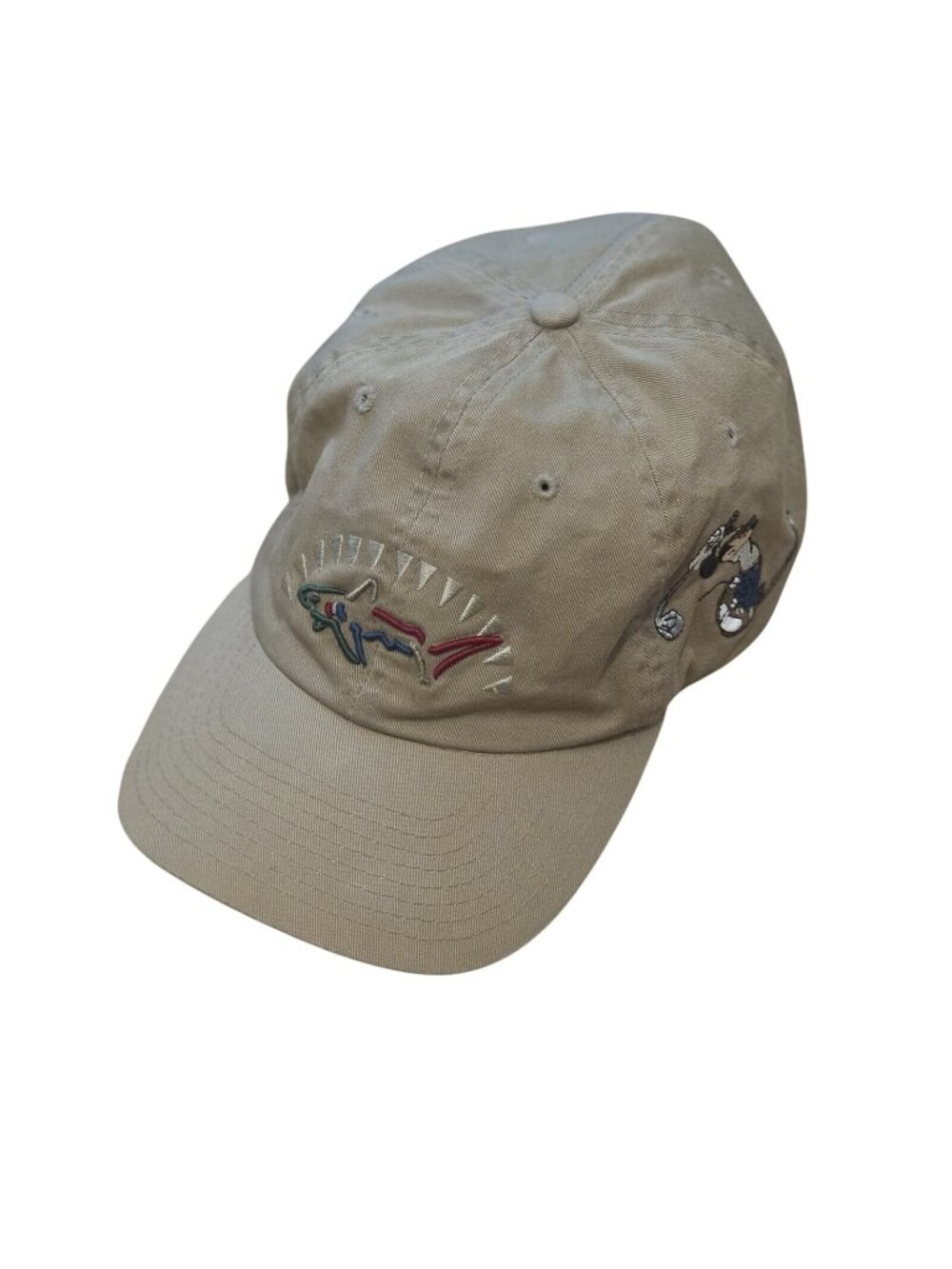 Disney Mickey Mouse Greg Norman Khaki Strap Back Baseball Cap